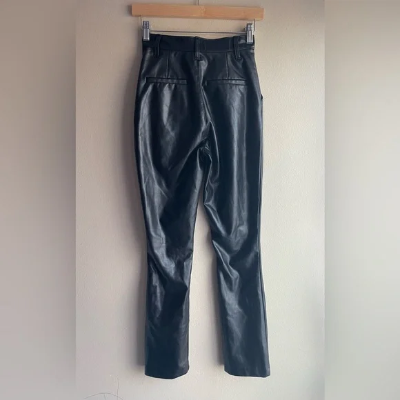 Abercrombie Fitch Faux Leather Women Skinny Pants Size 25 - Picture 6 of 10